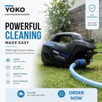 YOKO High Pressure Car Washer 💦 For Sale in Gulistan-e-Jauhar | Karachi Ads