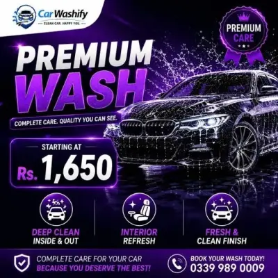 Your car deserves more than just a wash. It deserves a Premium Wash.
