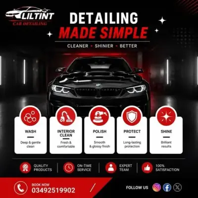 Your car deserves more than just a wash—it deserves professional care. ✨ in Clifton | Karachi Ads