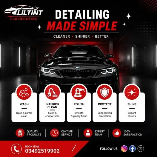 Your car deserves more than just a wash—it deserves professional care. ✨ in Clifton | Karachi Ads - photo 1