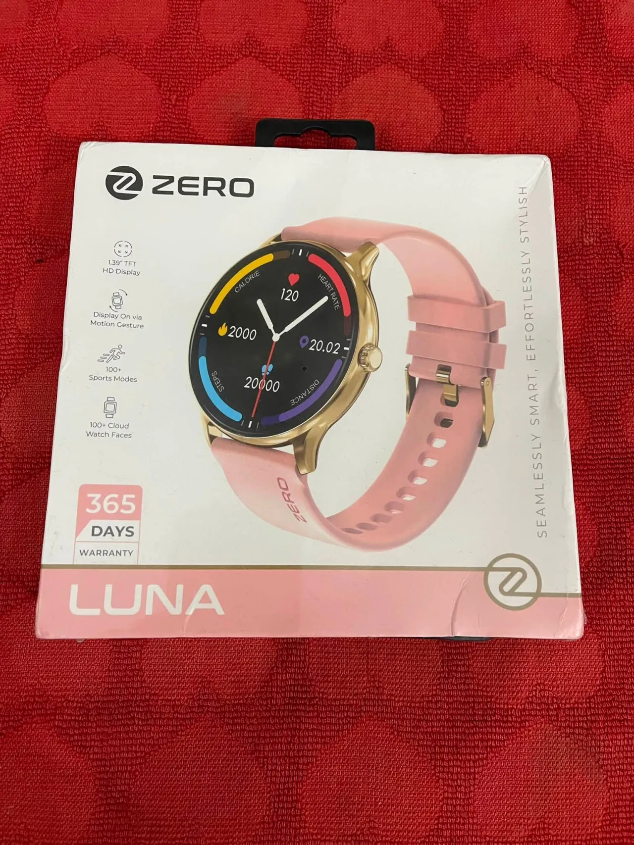 ⌚ Zero Luna Smart Watch – Pink Gold For Sale in Saddar | Karachi Ads - photo 1