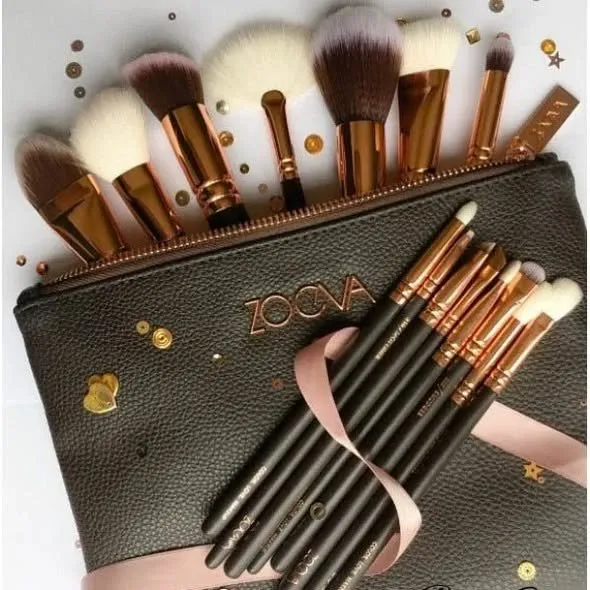 Zoeva 15 Piece Makeup Brushes Set With Pouch - photo 3